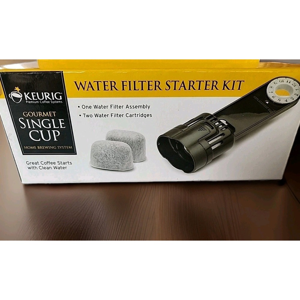 New‎ Keurig Water Filter Starter Kit w/ Assembly and 2 Filters Brand New In Box